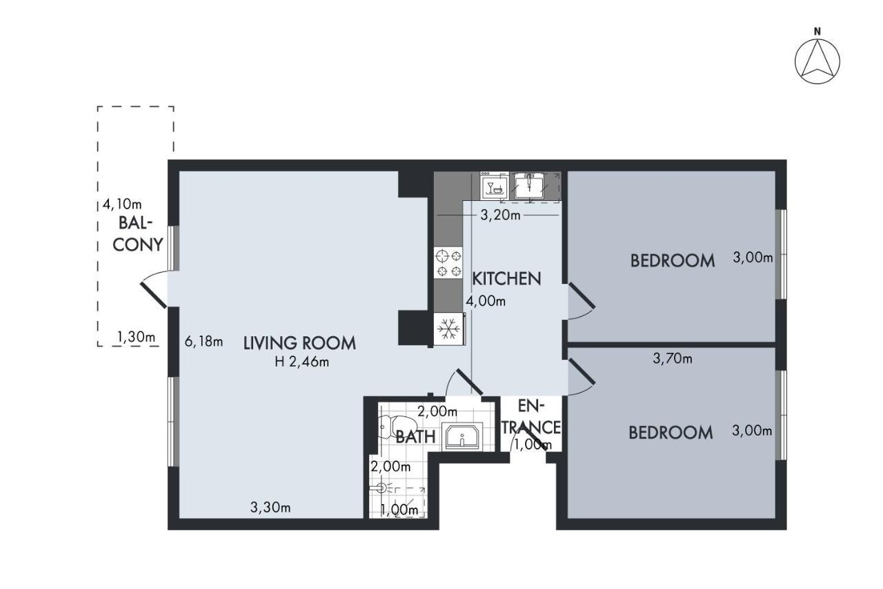 Lejlighed Sanders Charm - Amazing Two-bedroom With Shared Garden *